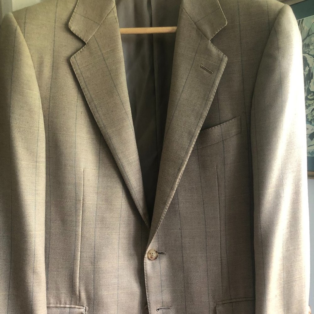 $1995 Ermenegildo Zegna Neiman Marcus Silk & Cashmere Blazer Sport Coat 42R